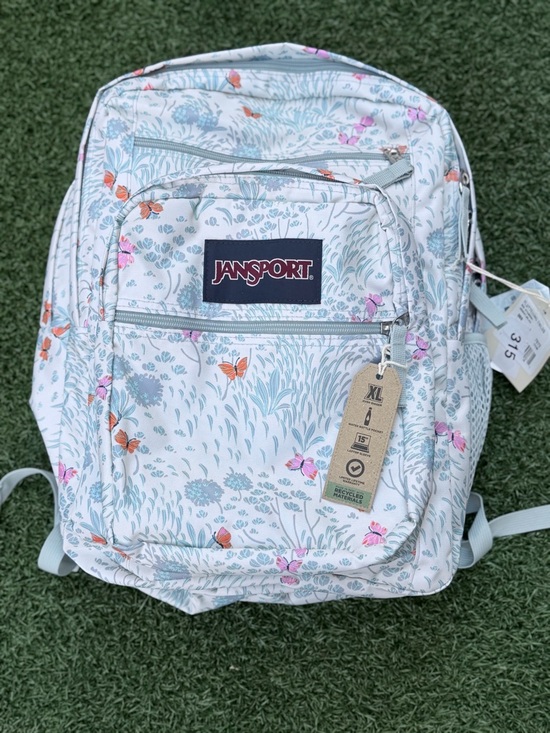 jansport backpack debossed floral SuperBreak Plus with Padded 15-inch Laptop Sleeve and Integrated Bottle Pocket - Spacious and Durable Daypack for Work and Travel The Mini Break is a compact pouch designed to keep your small essentials—like earbuds Jansport Right Pack Expressions Laptop